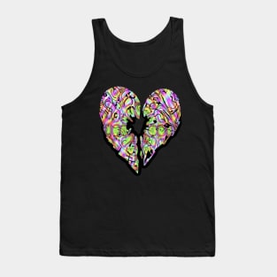 Broken Heart Water Ripple Tank Top